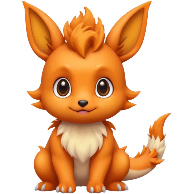 Eevee baby Kawaii Dragon cute emoji
