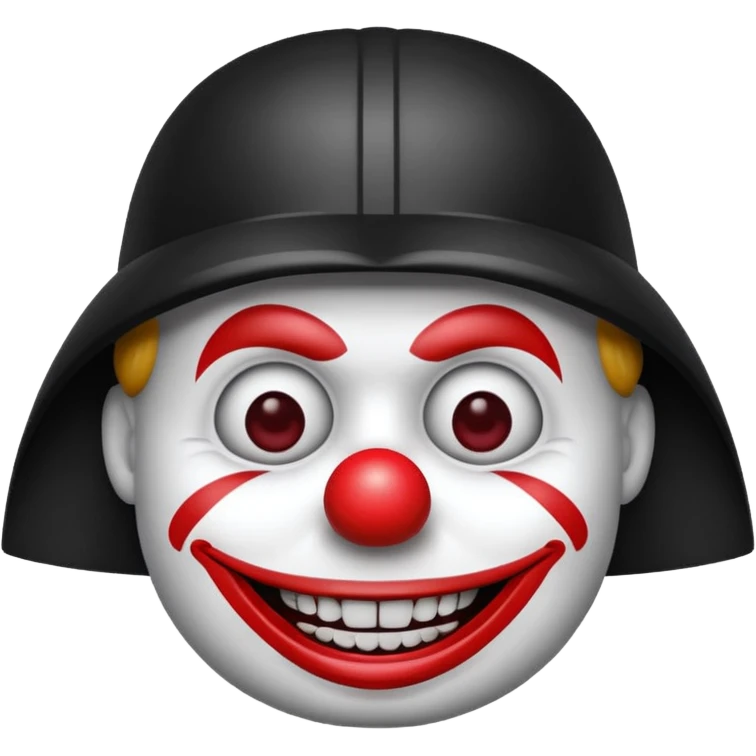 Darth Vader dressed as clown emoji   emoji