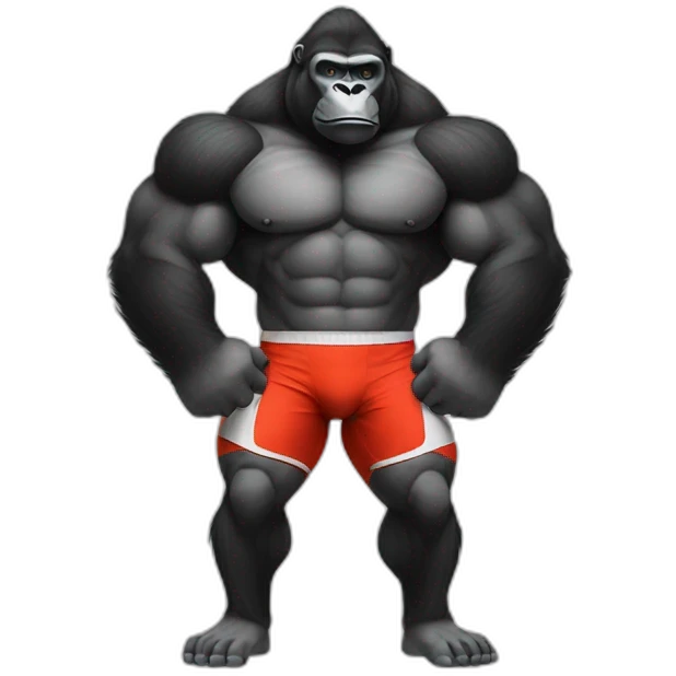 GORILLA POWERLIFTER emoji
