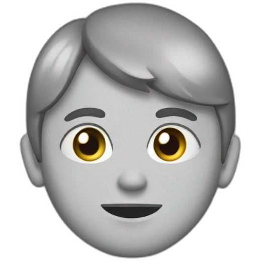 Cœur gris emoji
