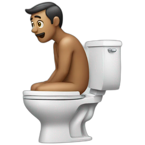 toilet man emoji