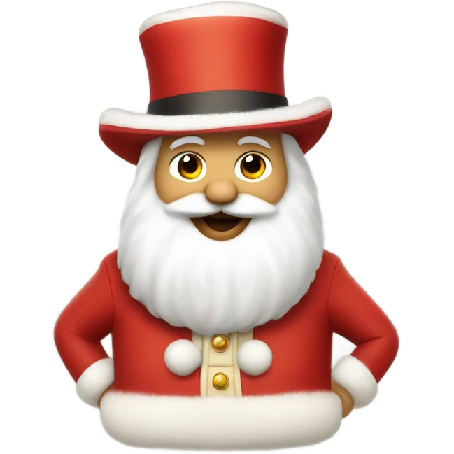 Fat man SANTA emoji