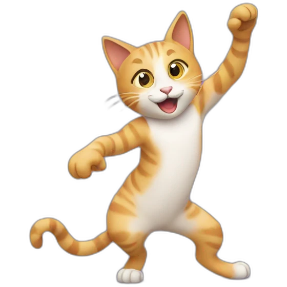 cat dancing emoji
