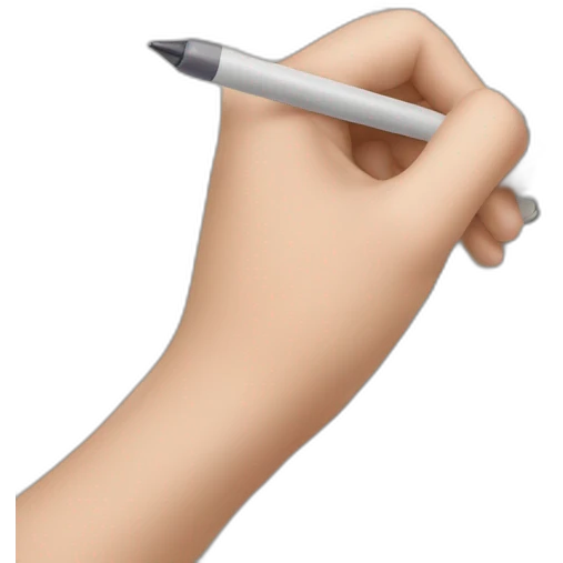 Hand writing messegs emoji