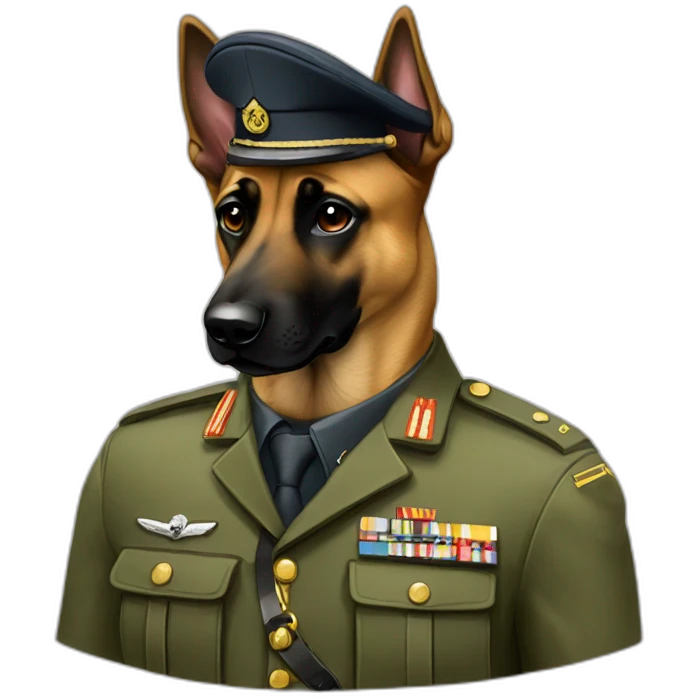 Malinoi militaire  emoji