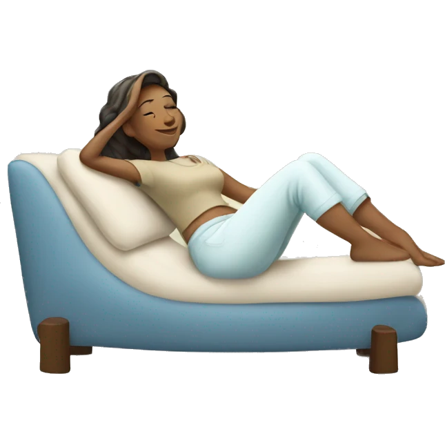 Relaxing lady emoji