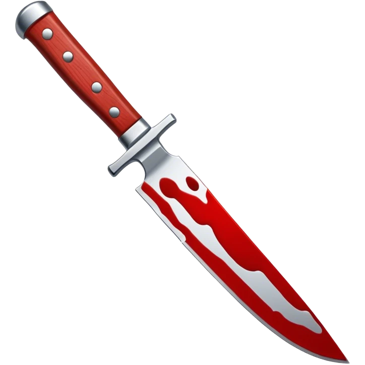 Bloody knife emoji