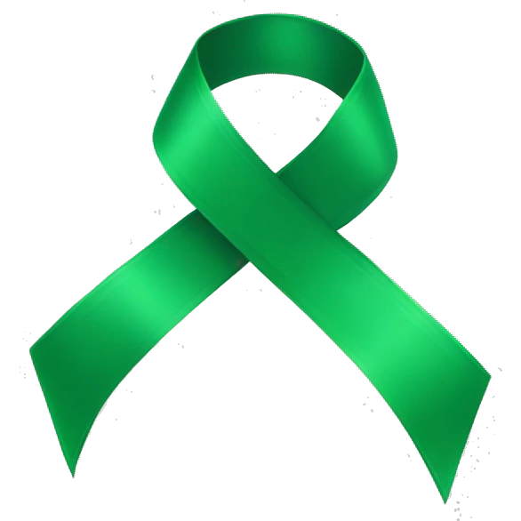 Green ribbon emoji
