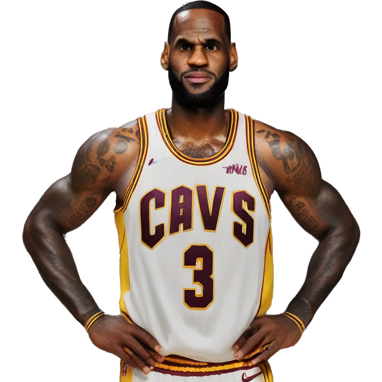 LeBron James a côté d'un pissenlits  emoji