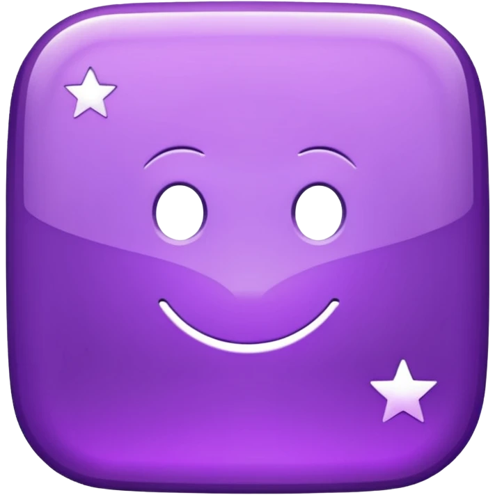 glitter purple tablet emoji