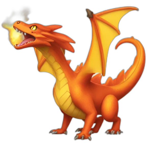 Dracaufeu pokemon emoji