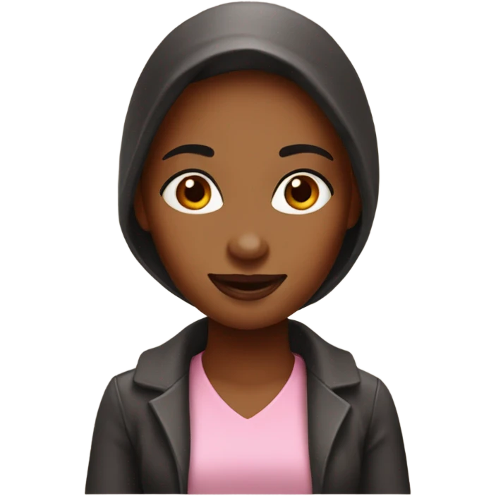 Girl working for Dunkin  emoji