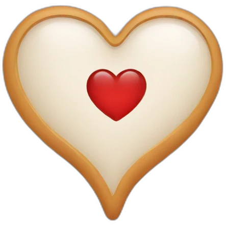 Inside heart SH letter emoji