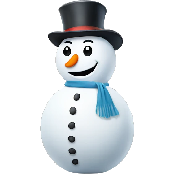 Snowman at bank emoji