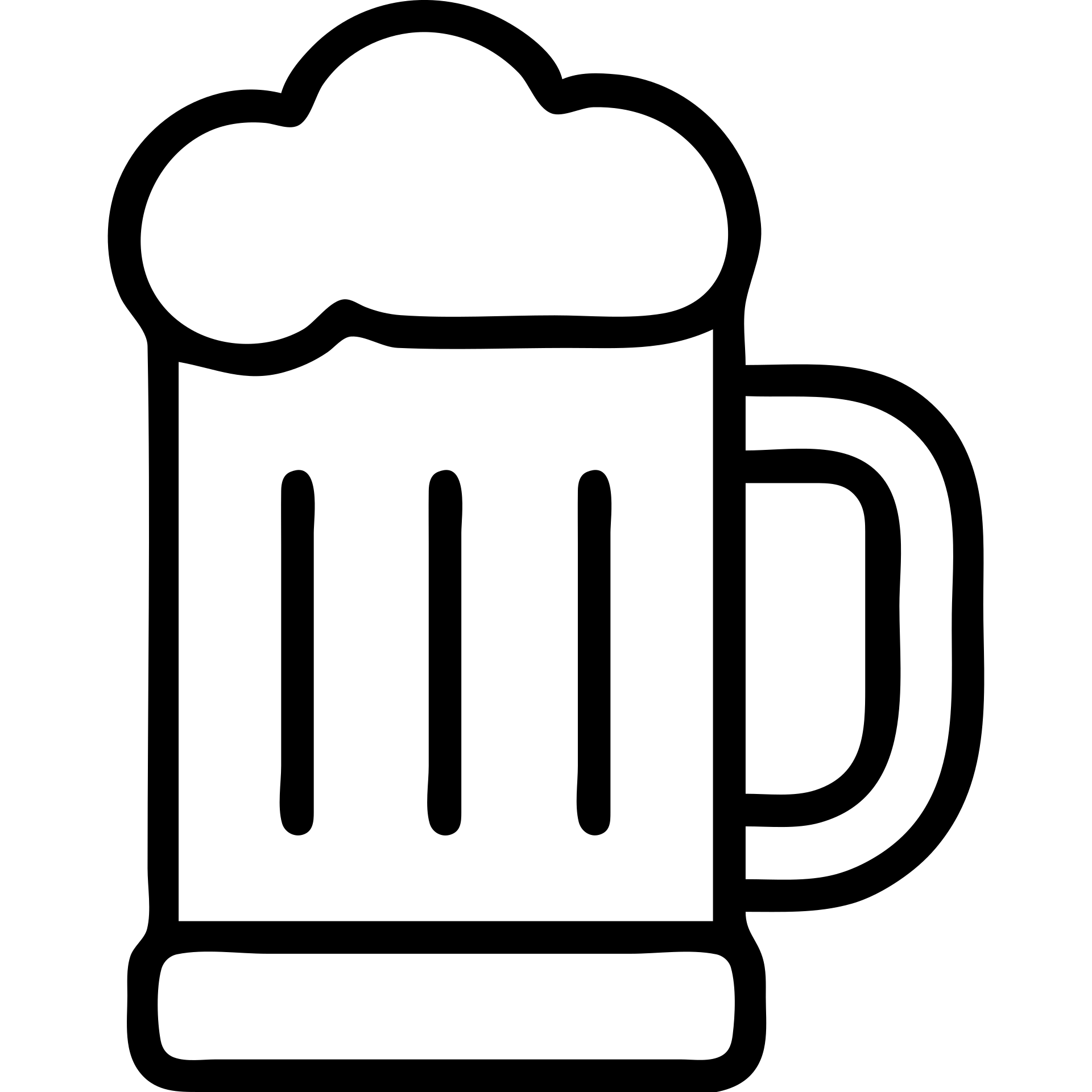 beer mug simple black outline icon emoji