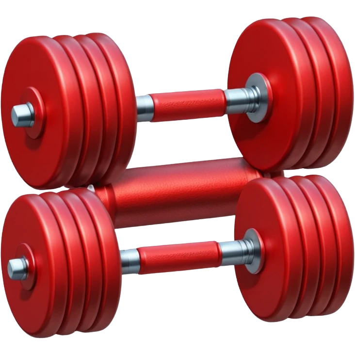red dumbbell emoji