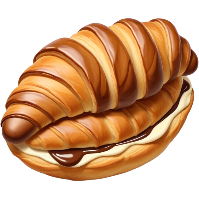 Nutella croissant  emoji
