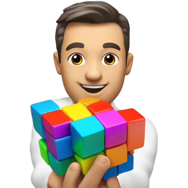 Rubix cube emoji