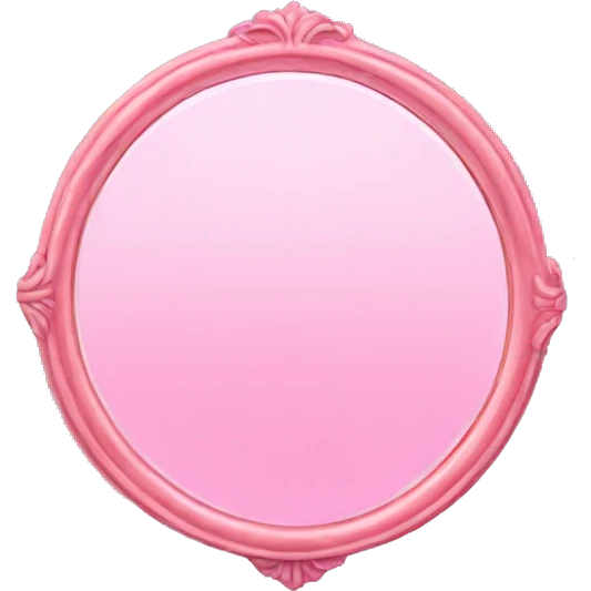 Pink mirror  emoji