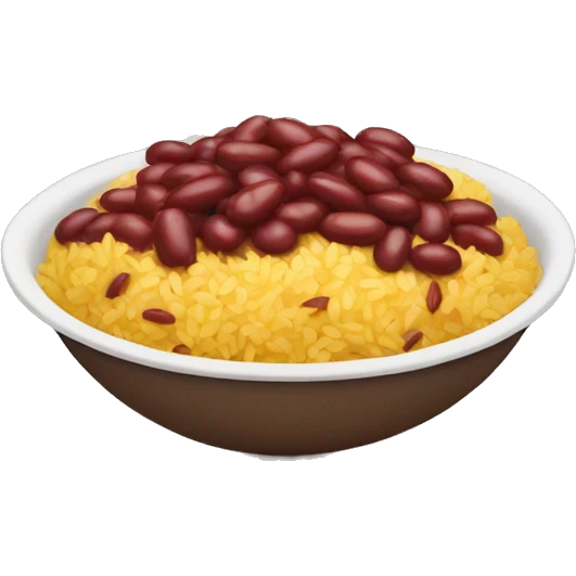 Red Beans and Rice with Chicken emoji