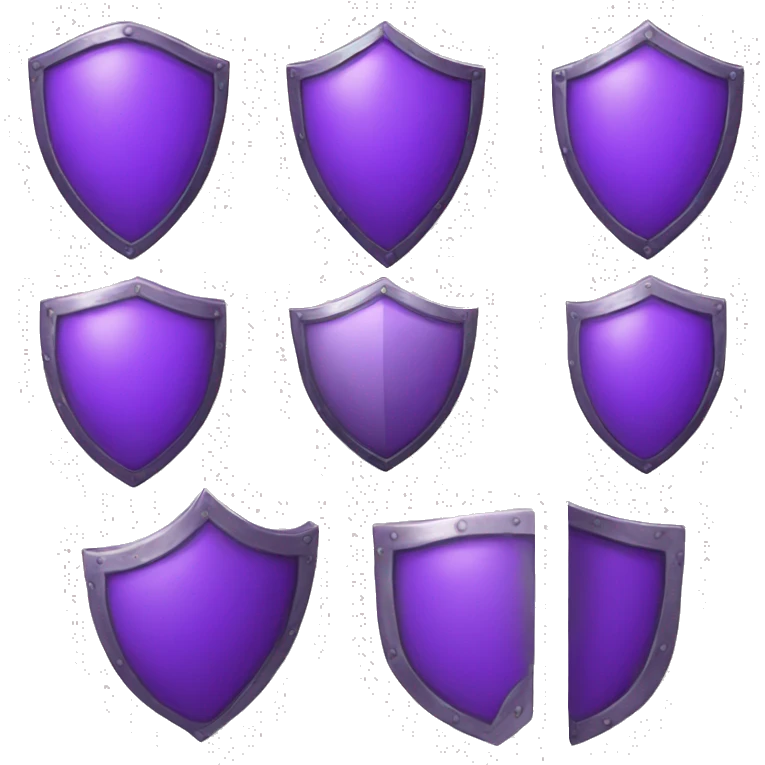 Purple shield emoji