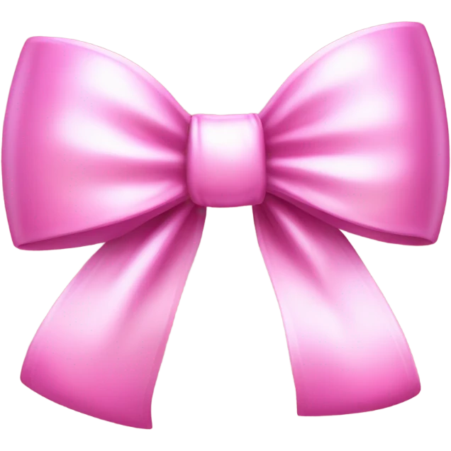 cute pink bow emoji