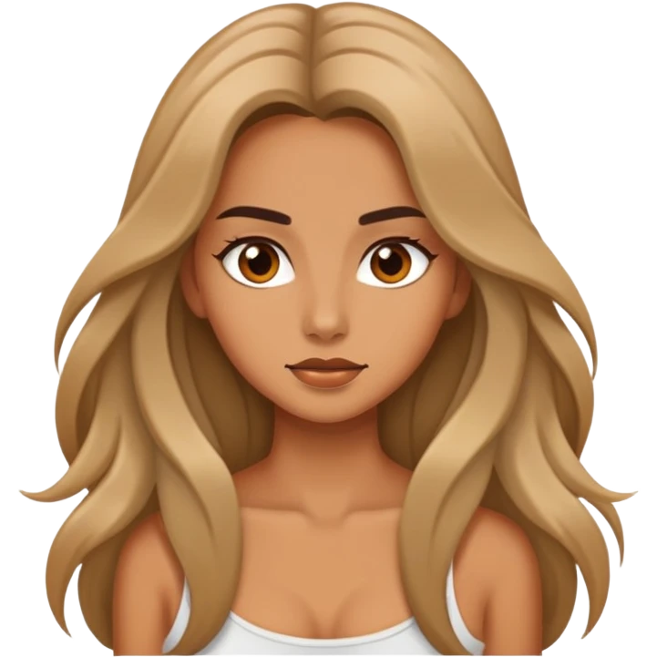 Hot girl with big boobs and ass emoji