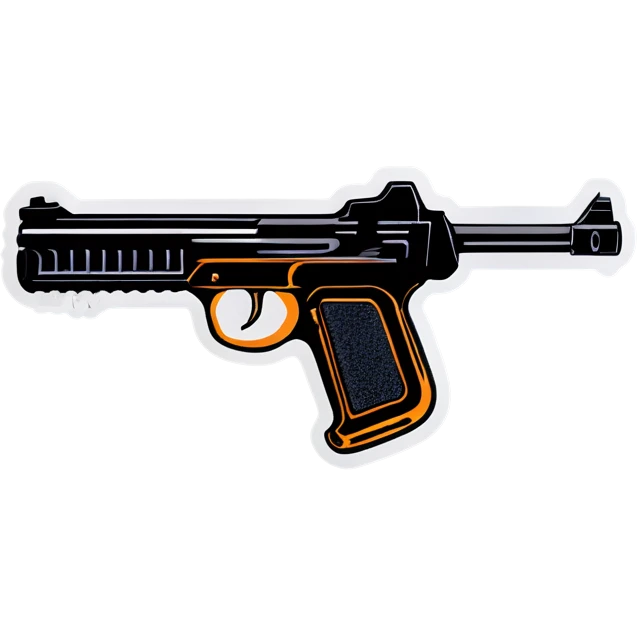 gun with bow emoji