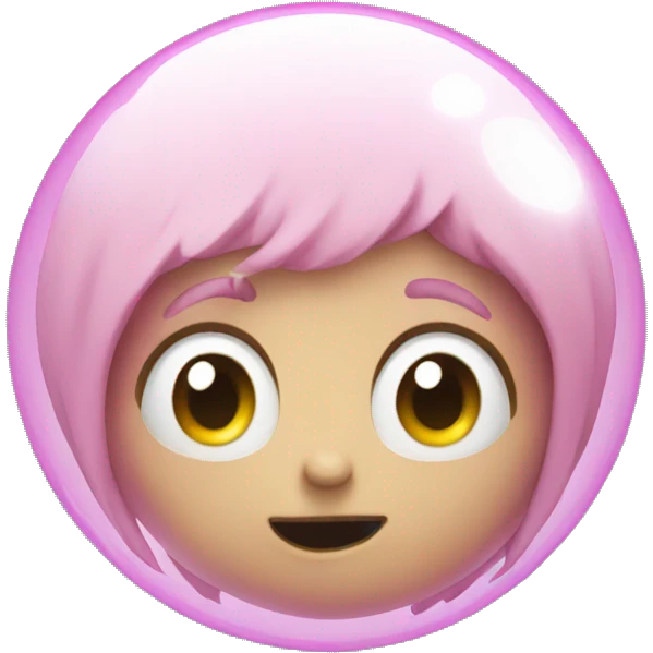 A big bubble emoji