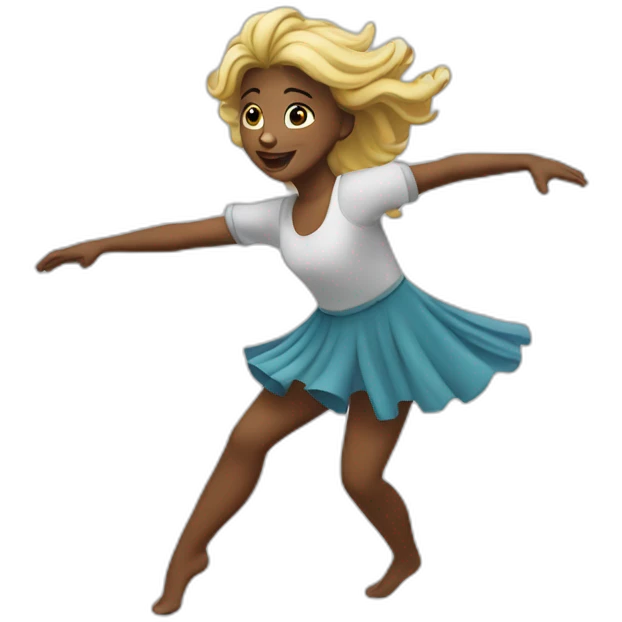 Elisa qui danse emoji