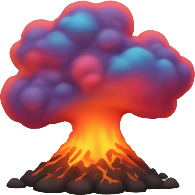 Rainbow Lava emoji