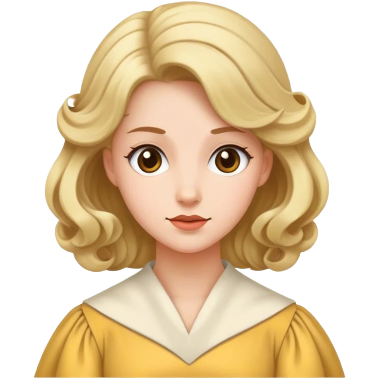 woman ready to sleep with an old school gown and ha emoji