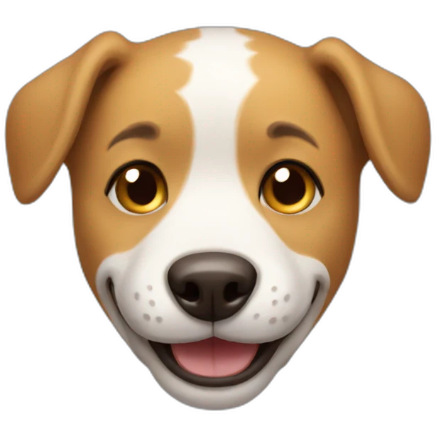 smiling dog emoji
