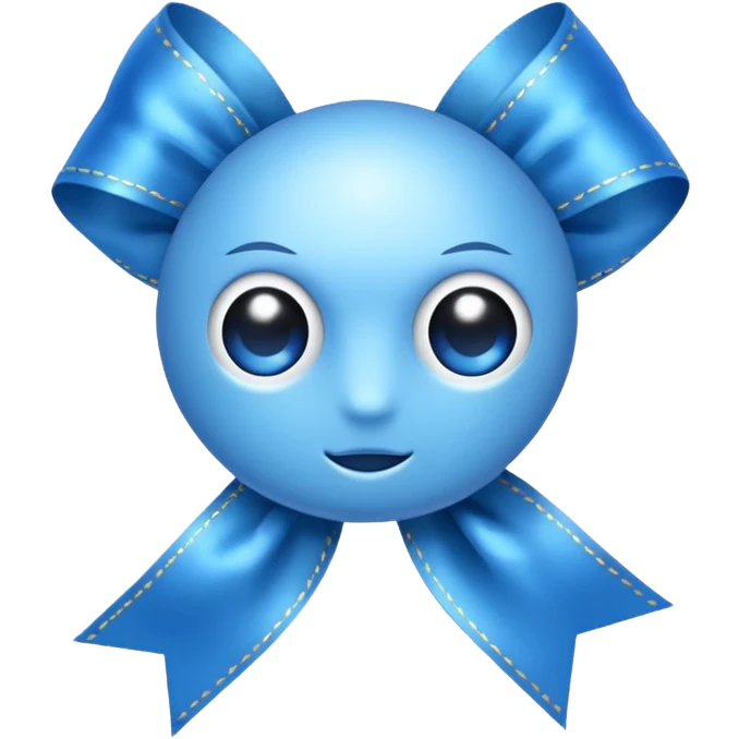 Eyeroll with ribbon emoji