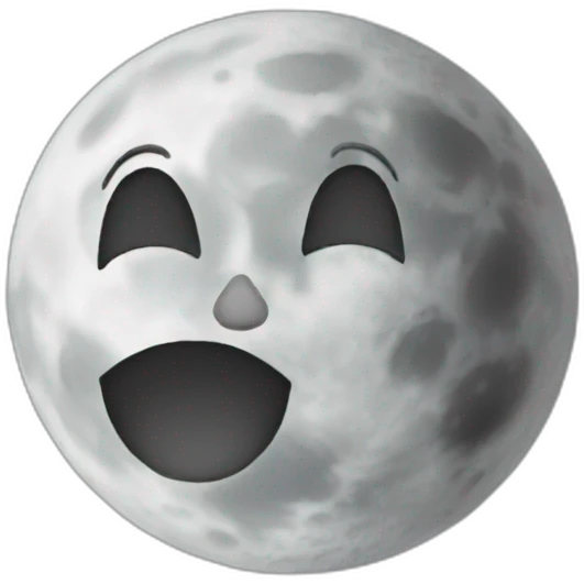 Moon emoji