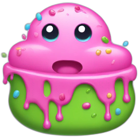 Slime with sprinkles emoji
