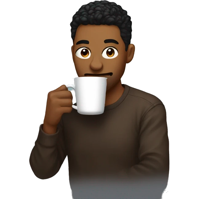 streamer drinking coffee emoji