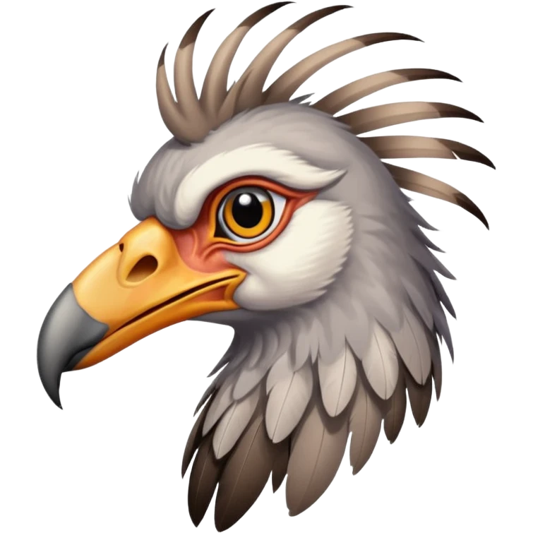 Secretary 
bird emoji
