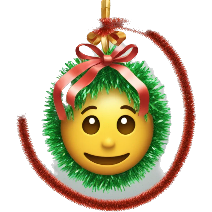 Christmas tinsel  emoji