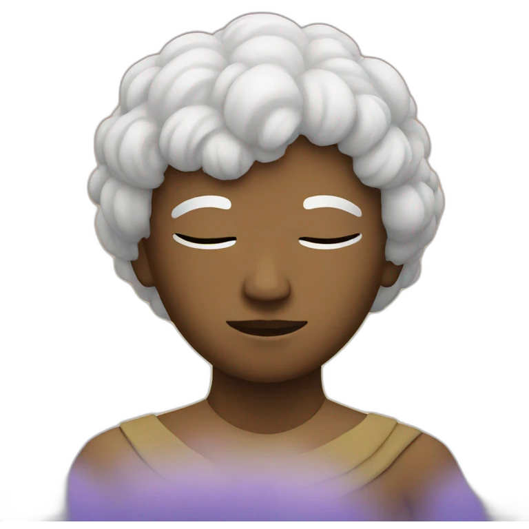meditation emoji