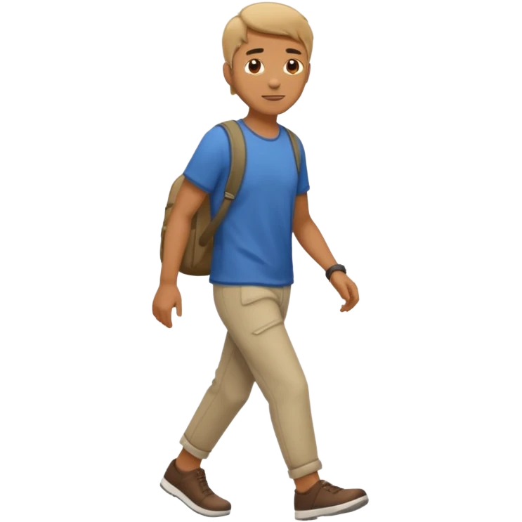 un homme qui marche emoji