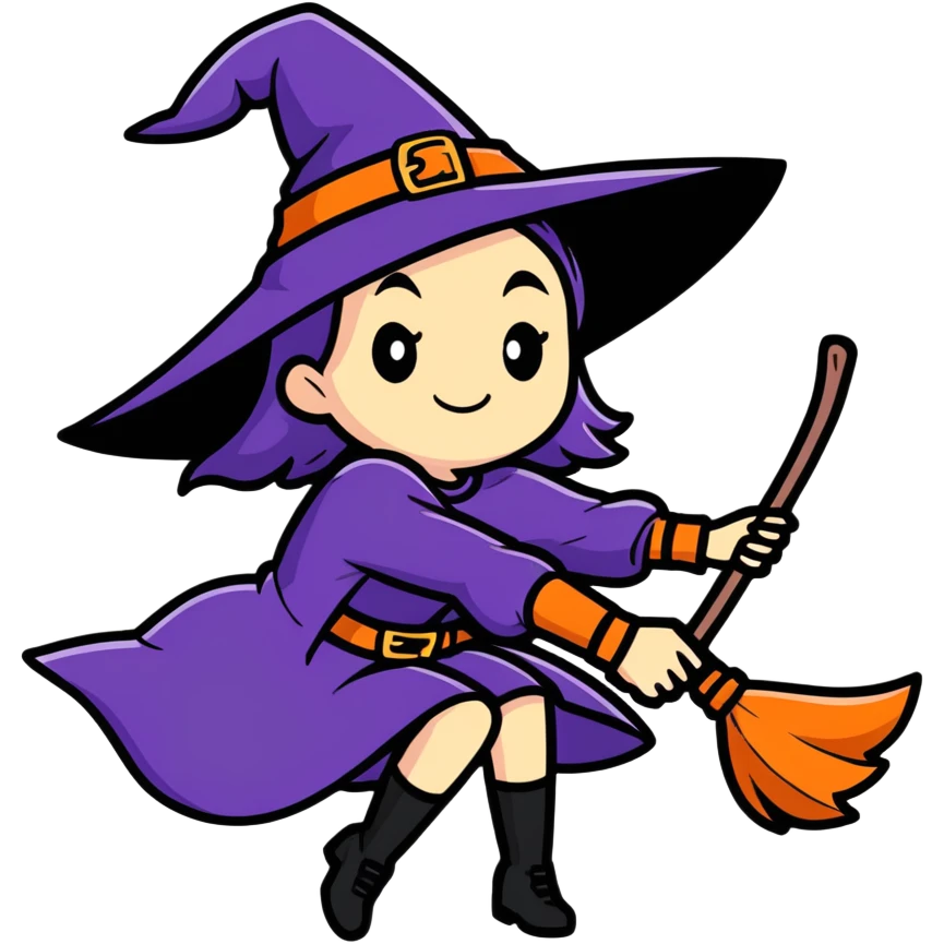 Halloween wich   emoji