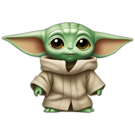Cute Baby yoda emoji