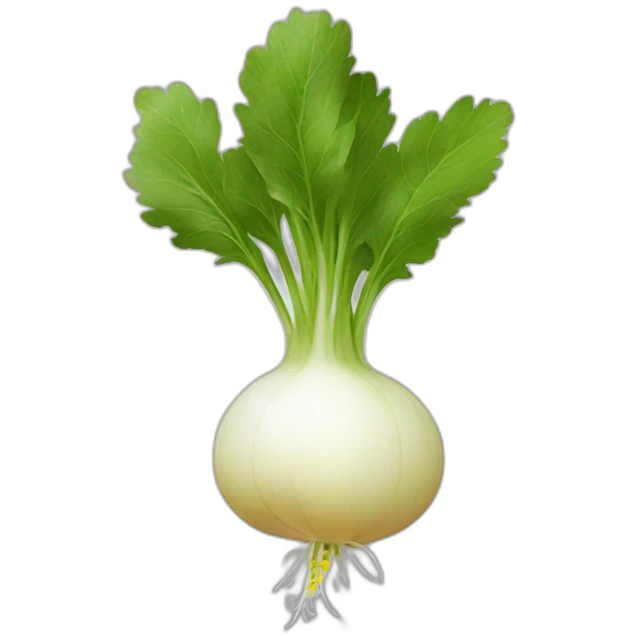 Radish chamomile emoji