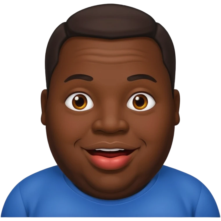 big lips fat guyt  emoji