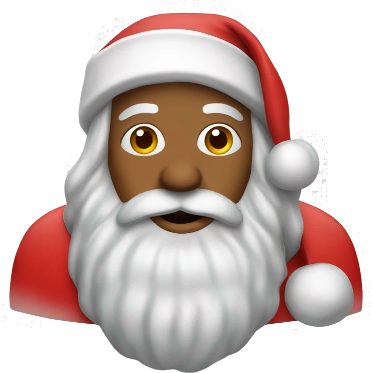 A Colombian Santa Claus emoji