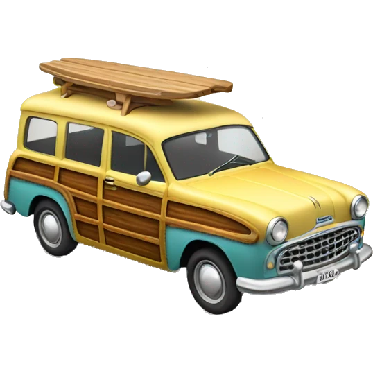 Woodie car emoji