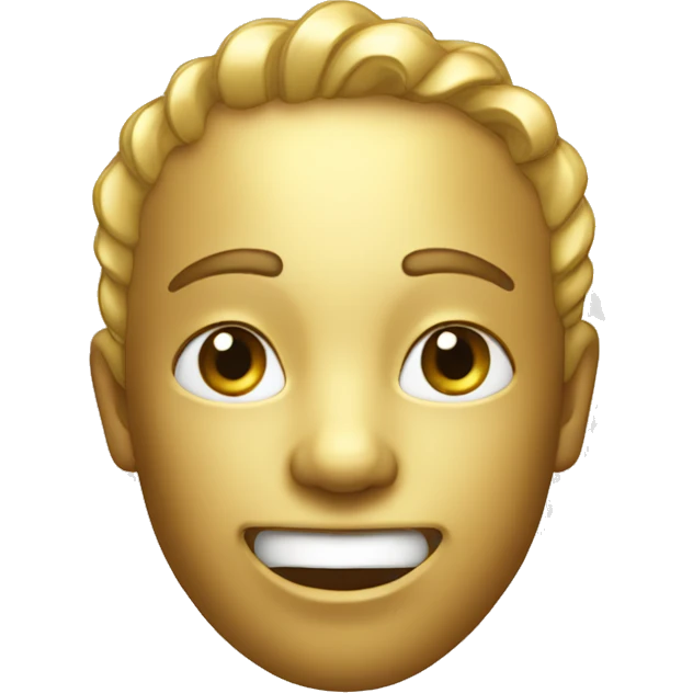 GOLD SHINNING KEU emoji