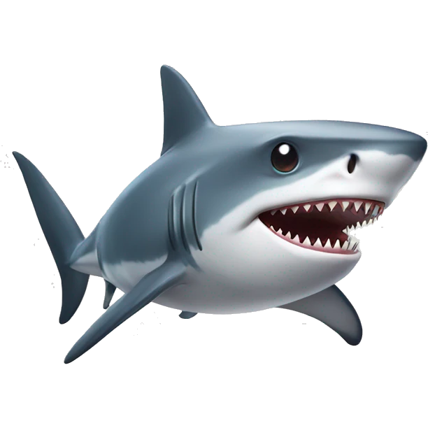 shark with tophat emoji
