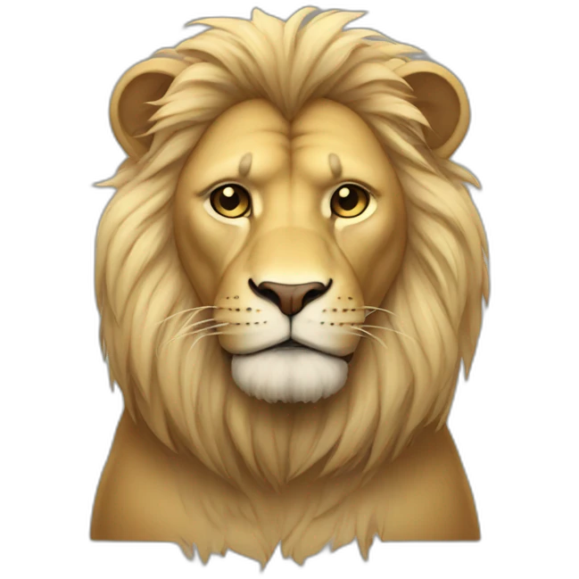 sad lione emoji